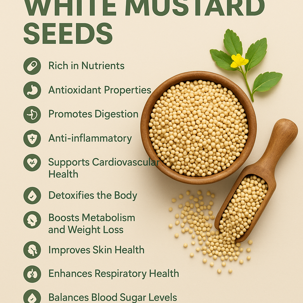 Benefits of white mustard seeds