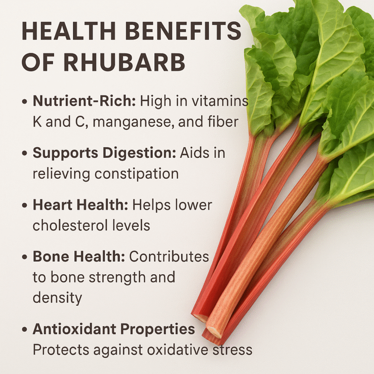 Benefits of Rhubarb