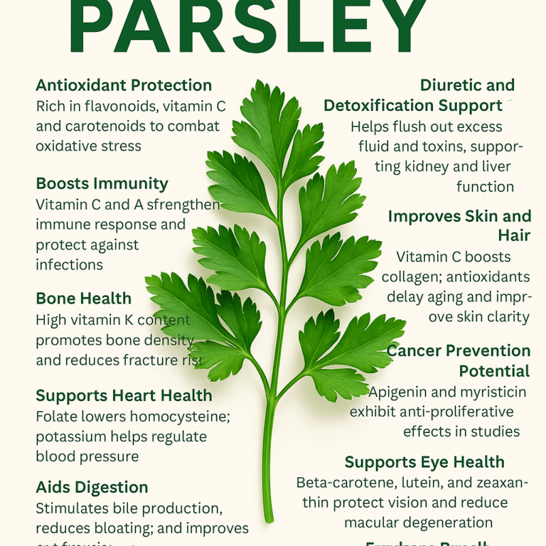 Benefits of Parsley